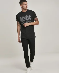 Urban Classics AC/DC Back in black t-paita - Musta Online