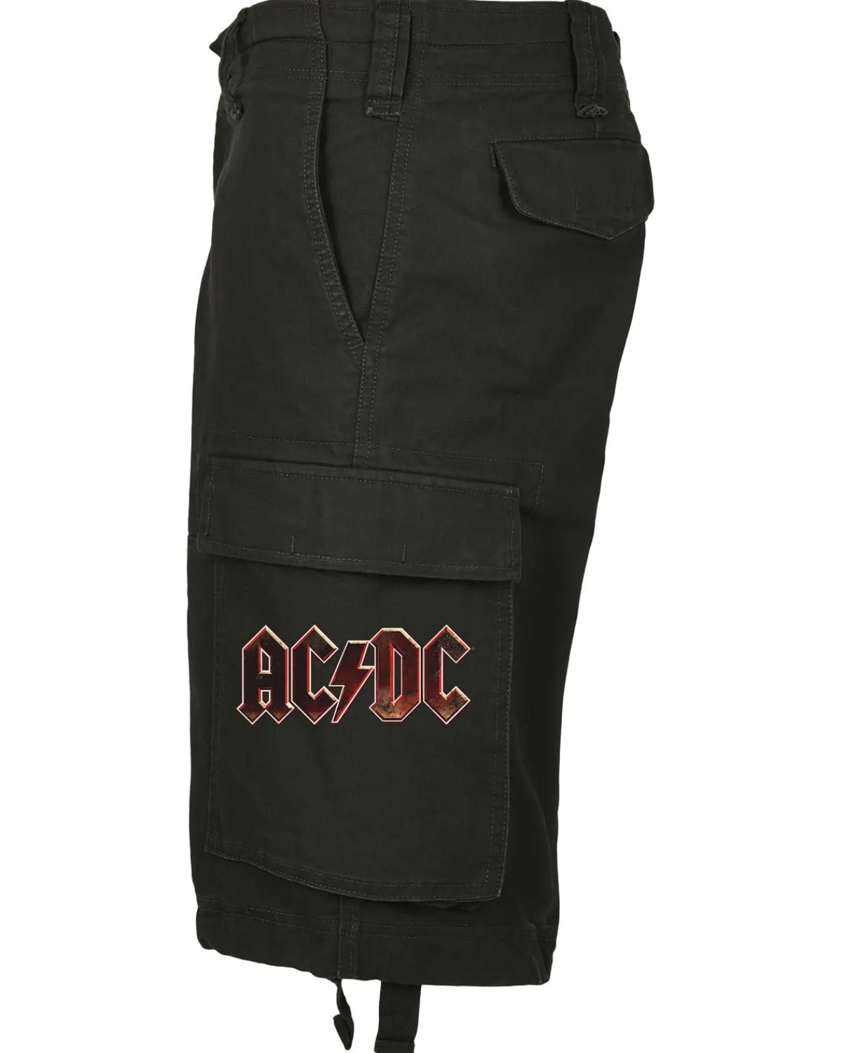 Urban Classics AC/DC vintage reisitaskushortsit - Musta Best