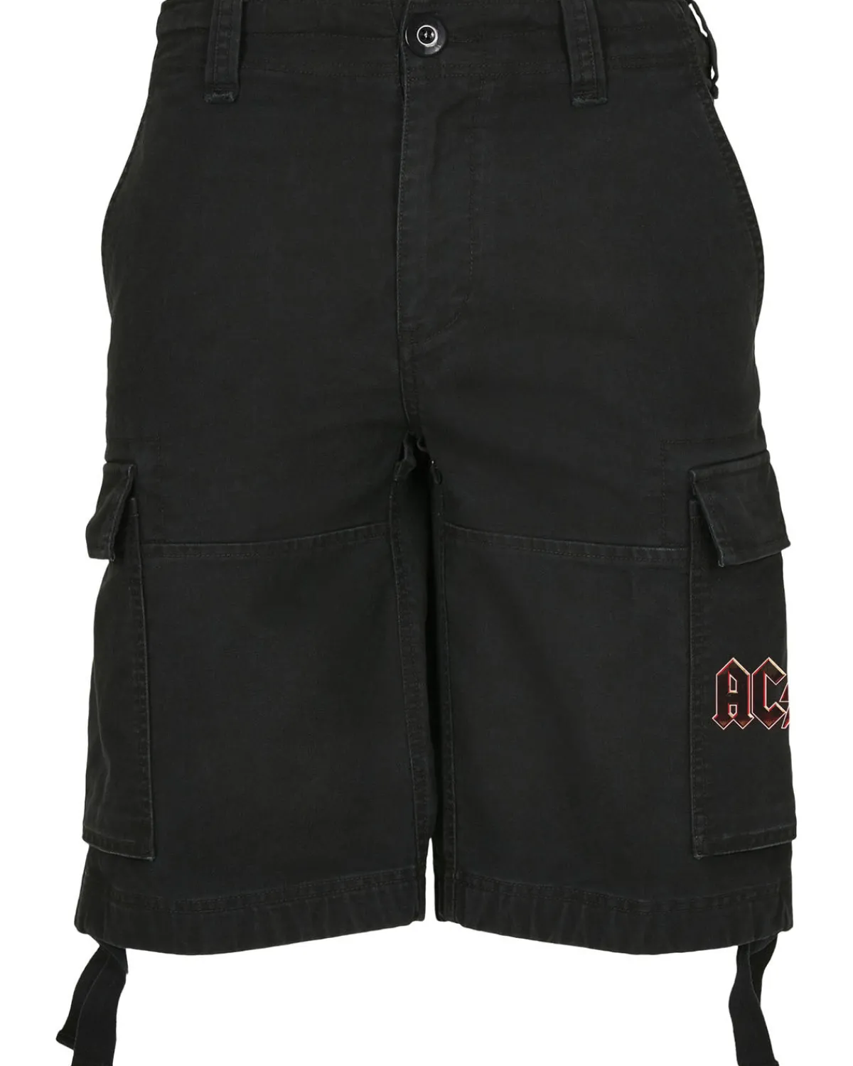 Urban Classics AC/DC vintage reisitaskushortsit - Musta Best