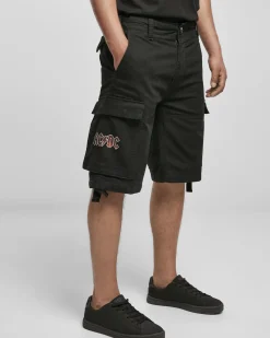 Urban Classics AC/DC vintage reisitaskushortsit - Musta Best