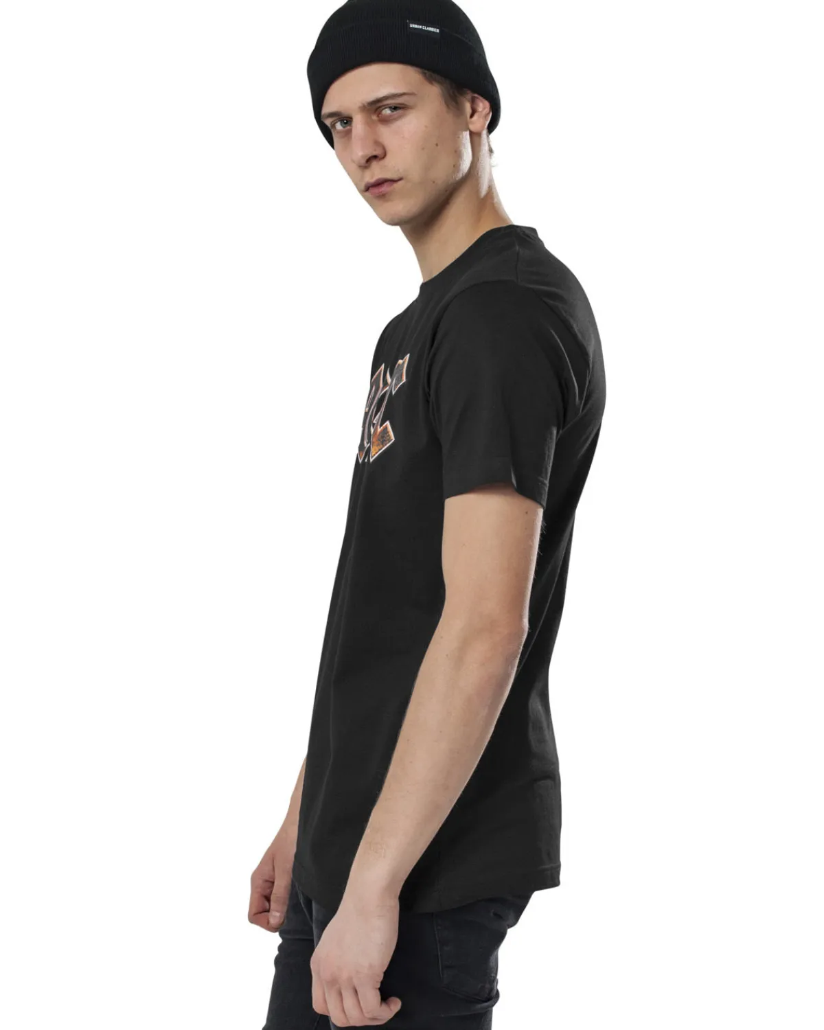 Urban Classics AC/DC Voltage t-paita - Musta Clearance