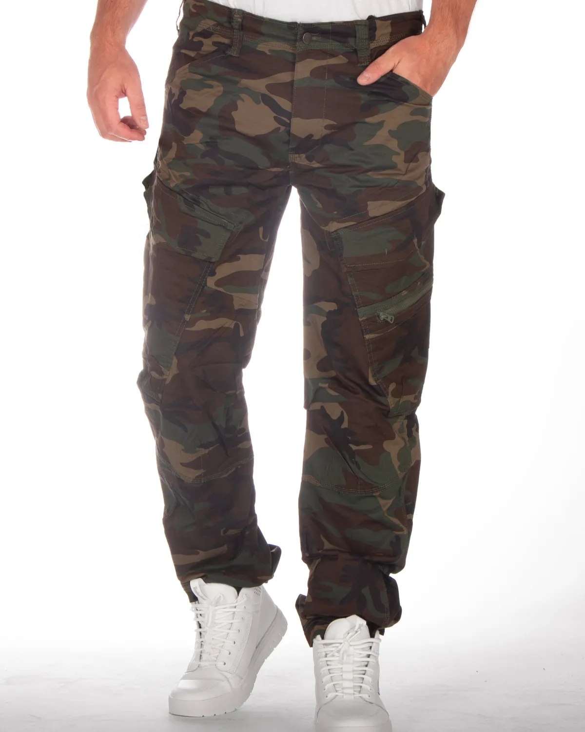 Brandit Adven reisitaskuhousut - Camo Sale