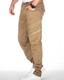Brandit Adven reisitaskuhousut - Kameli Beige