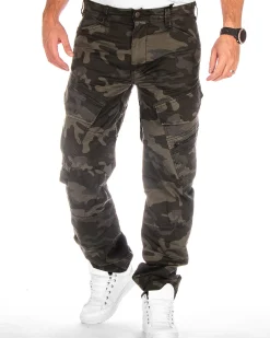 Brandit Adven reisitaskuhousut - Tumma Camo Clearance
