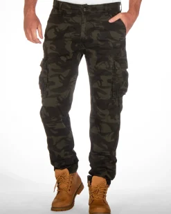 OneREDOX Aidan reisitaskuhousut - Vihreä camo Hot