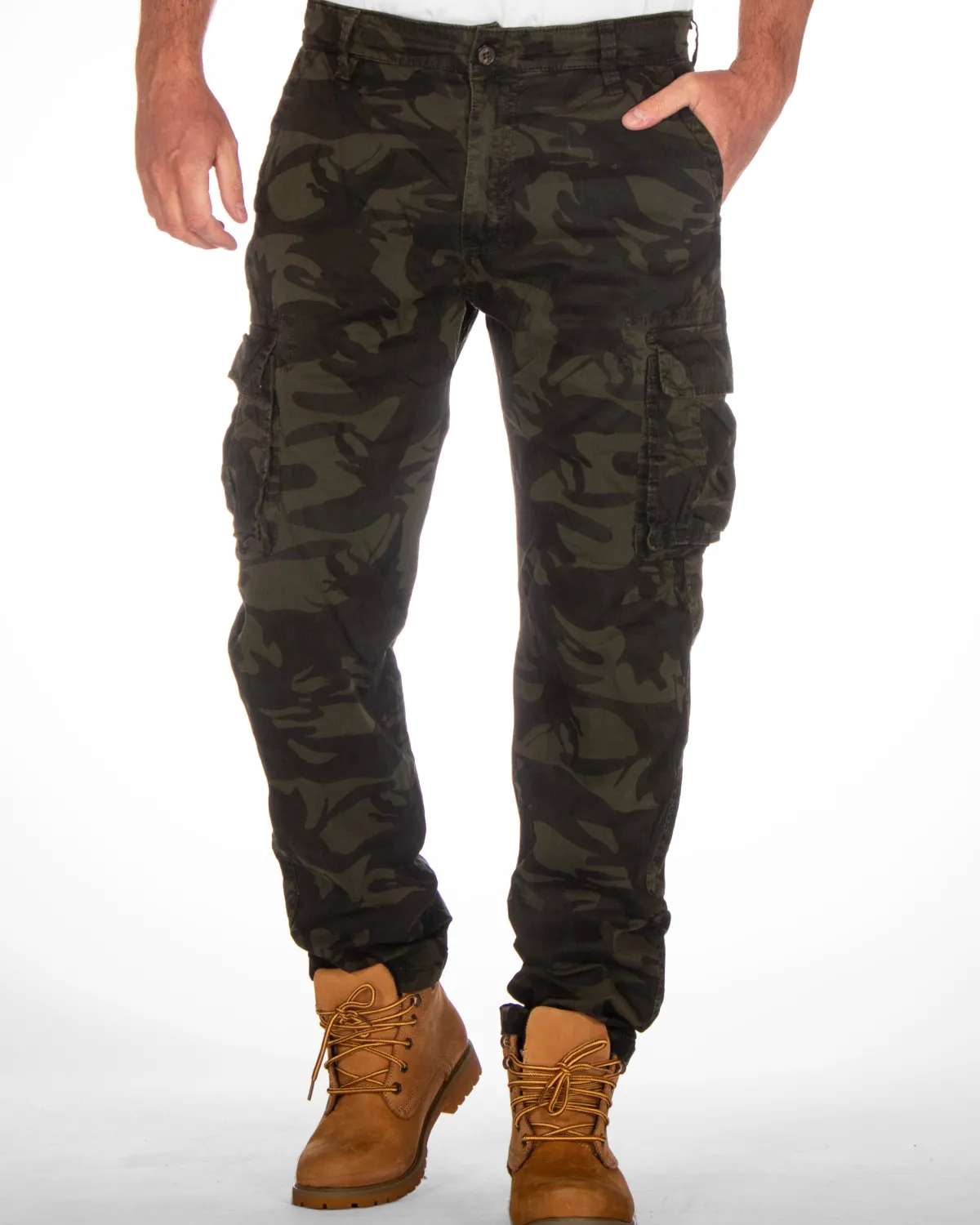 OneREDOX Aidan reisitaskuhousut - Vihreä camo Hot