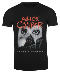 Urban Classics Alice Cooper Detroit stories t-paita - Musta Sale