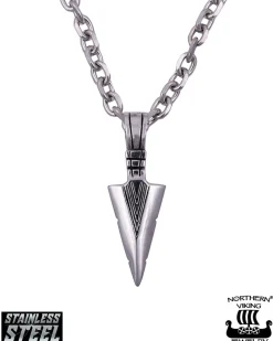 Northern Viking Jewelry Ankkuriketju + Viking Spear kaulakoru - Teräs Hot