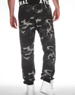 Disturb Clothing Atlantic club collegehousut - Musta /Valkoinen Camo Best