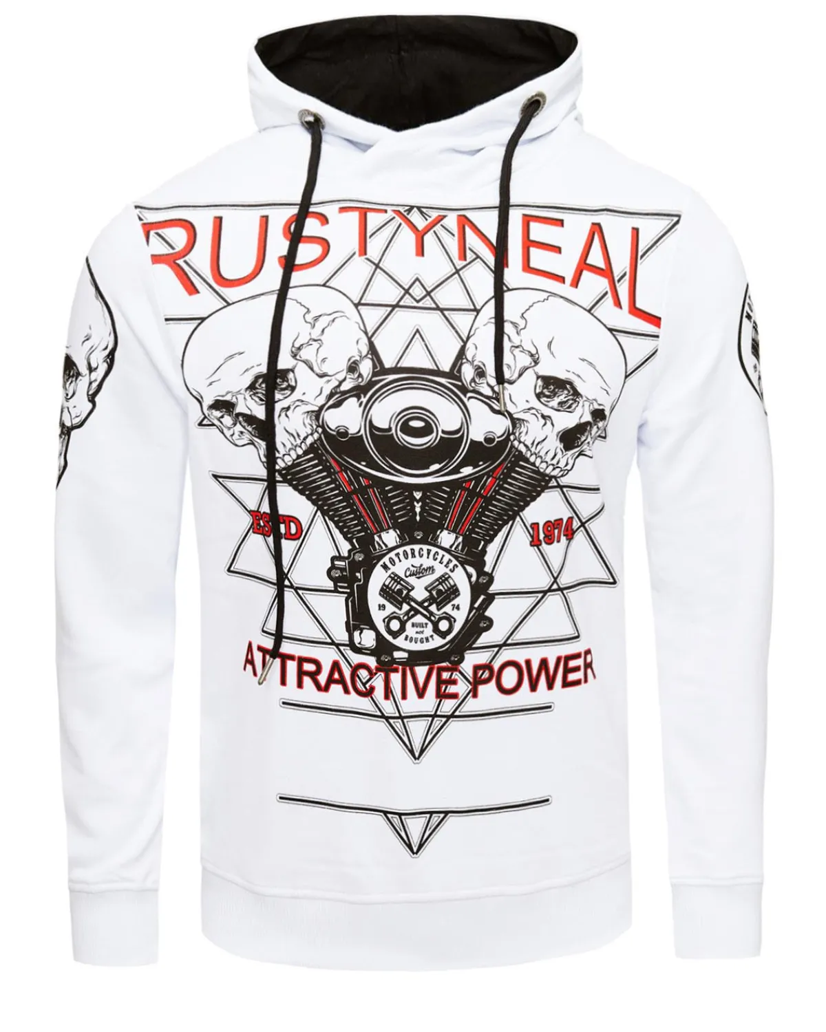 Rusty Neal Attractive huppari - Valkoinen New