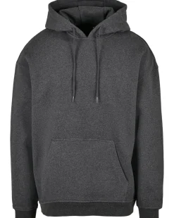 Disturb Clothing Basic Oversize huppari - Tummanharmaa Discount