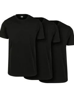 Urban Classics Basic t-paita 3-pack - Musta Hot