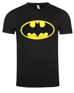 Print Shirt Batman signal t-paita - Musta Discount