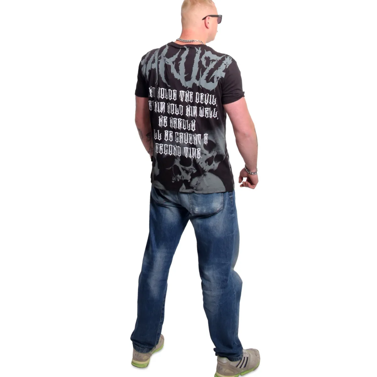 Yakuza Ink Battlefield t-paita - Musta Clearance