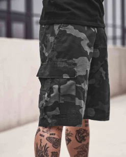 Brandit BDU Ripstop reisitaskushortsit - Harmaa Camo Outlet