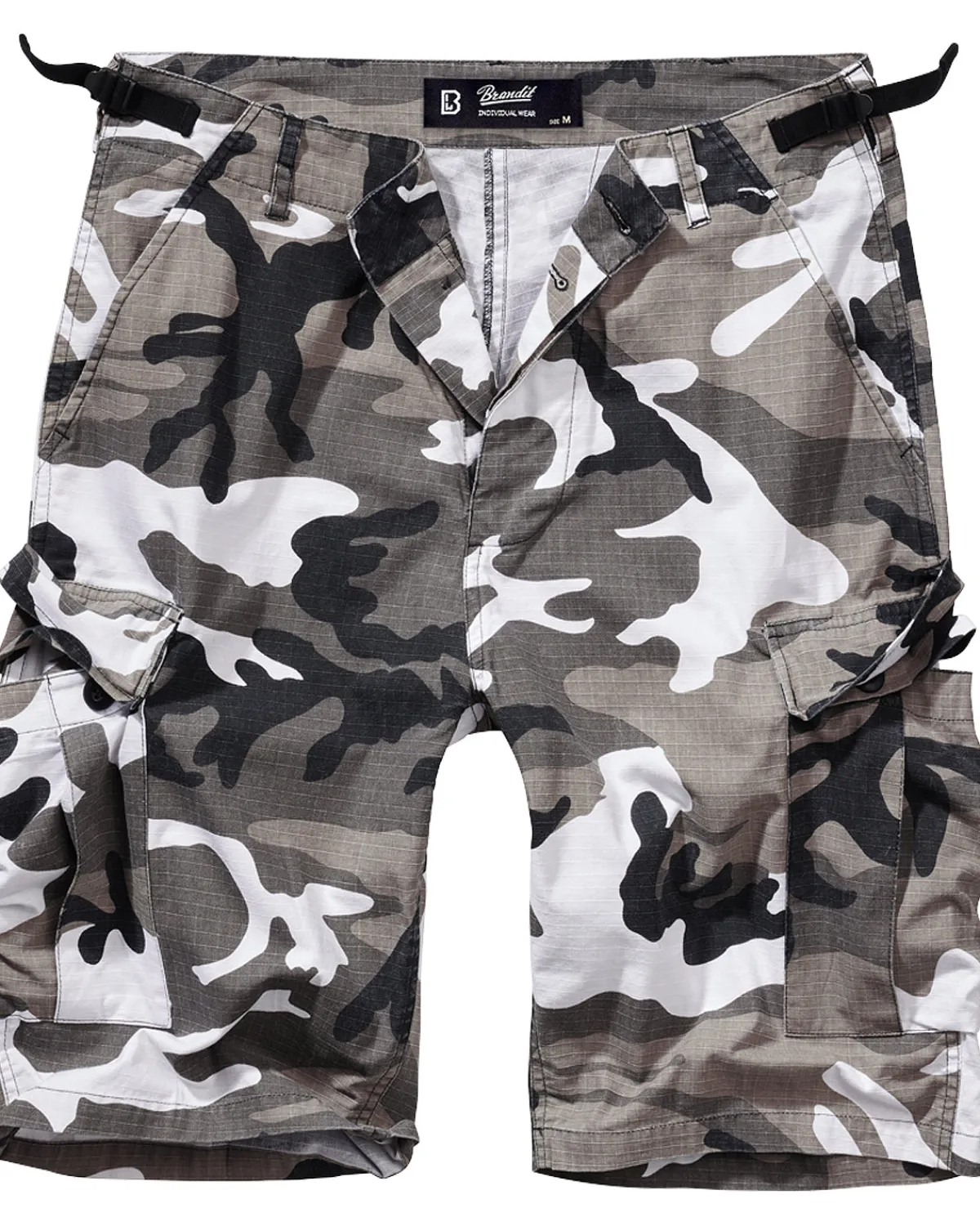 Brandit BDU Ripstop reisitaskushortsit - Valkoinen Camo Sale