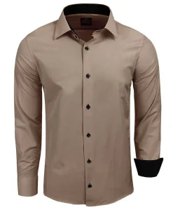 Rusty Neal Beales kauluspaita - /Musta Beige Sale