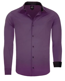 Rusty Neal Beales kauluspaita - /Musta Violetti Clearance