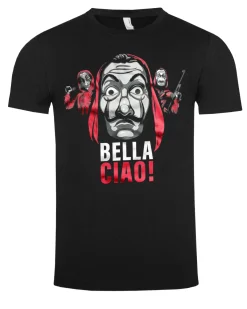 Print Shirt Bella ciao t-paita - Musta Hot