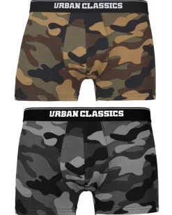 Urban Classics Bokserit 2-pack - Camo & Tumma Camo Outlet