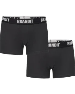 Brandit logo bokserit 2-pack - & Musta Online
