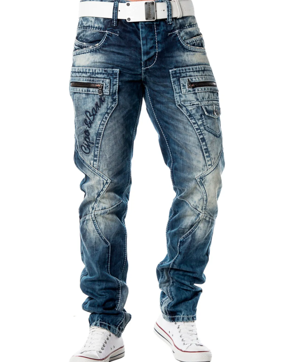 Cipo & Baxx C-1178 Alfie farkut - Sininen Outlet