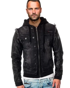 Cipo & Baxx C-1290 Dewei farkkutakki - Musta Denim tumma New