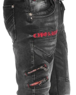 Cipo & Baxx CD795 Negan farkut - Musta Outlet