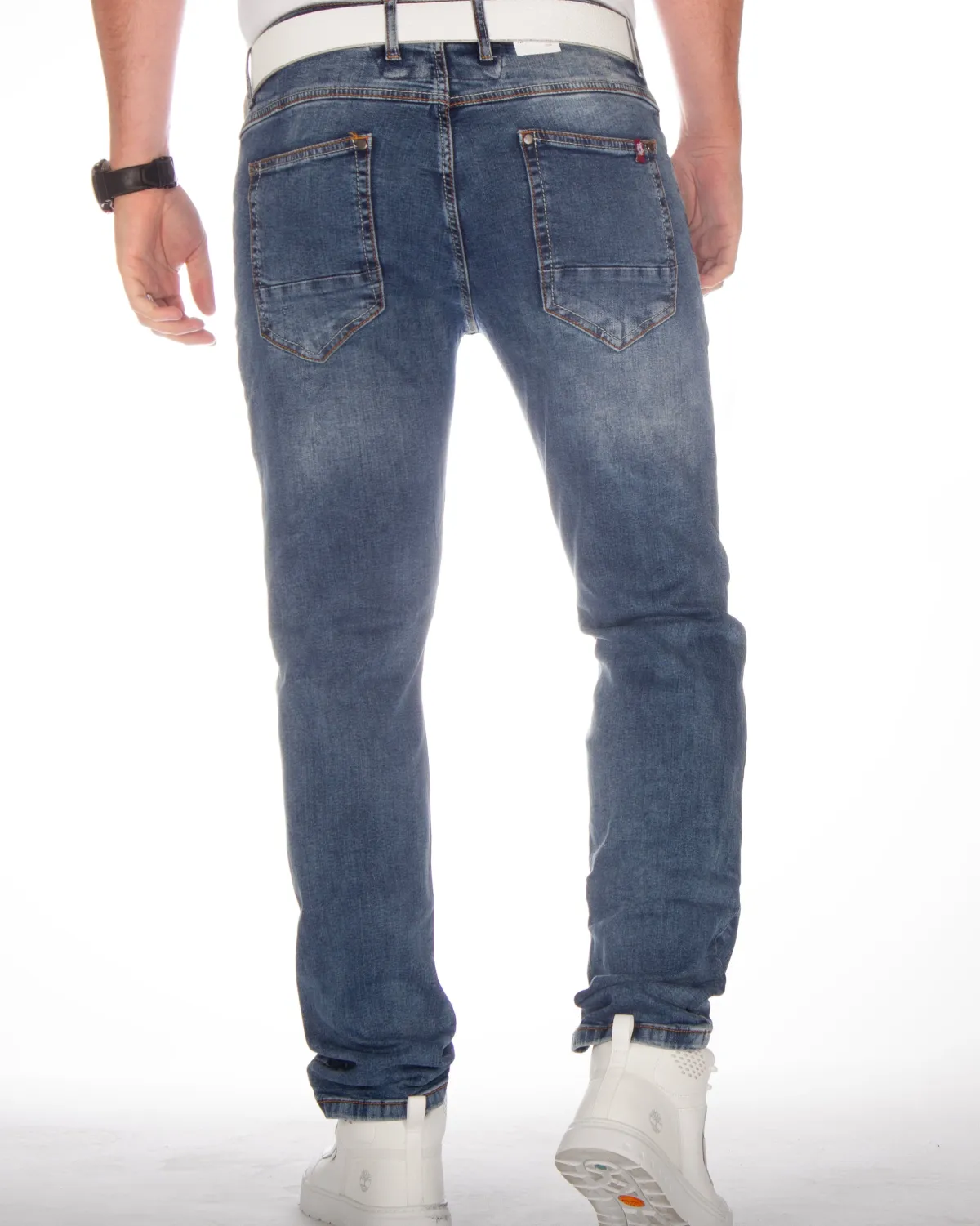 Cipo & Baxx CD820 Reid farkut - Sininen Denim sininen Outlet