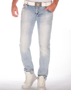 Cipo & Baxx CD820 Reid farkut - Vaaleansininen Denim vaalea Discount