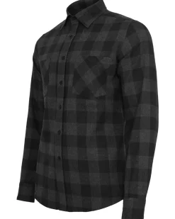 Urban Classics Checked ruutupaita- Musta/Tumman Harmaa New