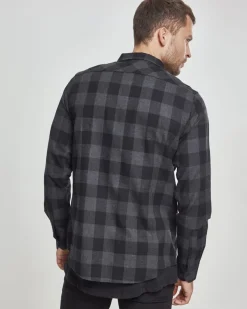 Urban Classics Checked ruutupaita- Musta/Tumman Harmaa New