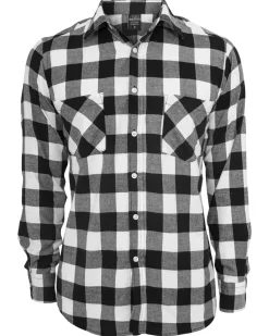 Urban Classics Checked ruutupaita - Musta/Valkoinen Sale