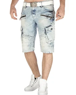 Cipo & Baxx CK196 Adam farkkushortsit - Vaaleansininen Sale