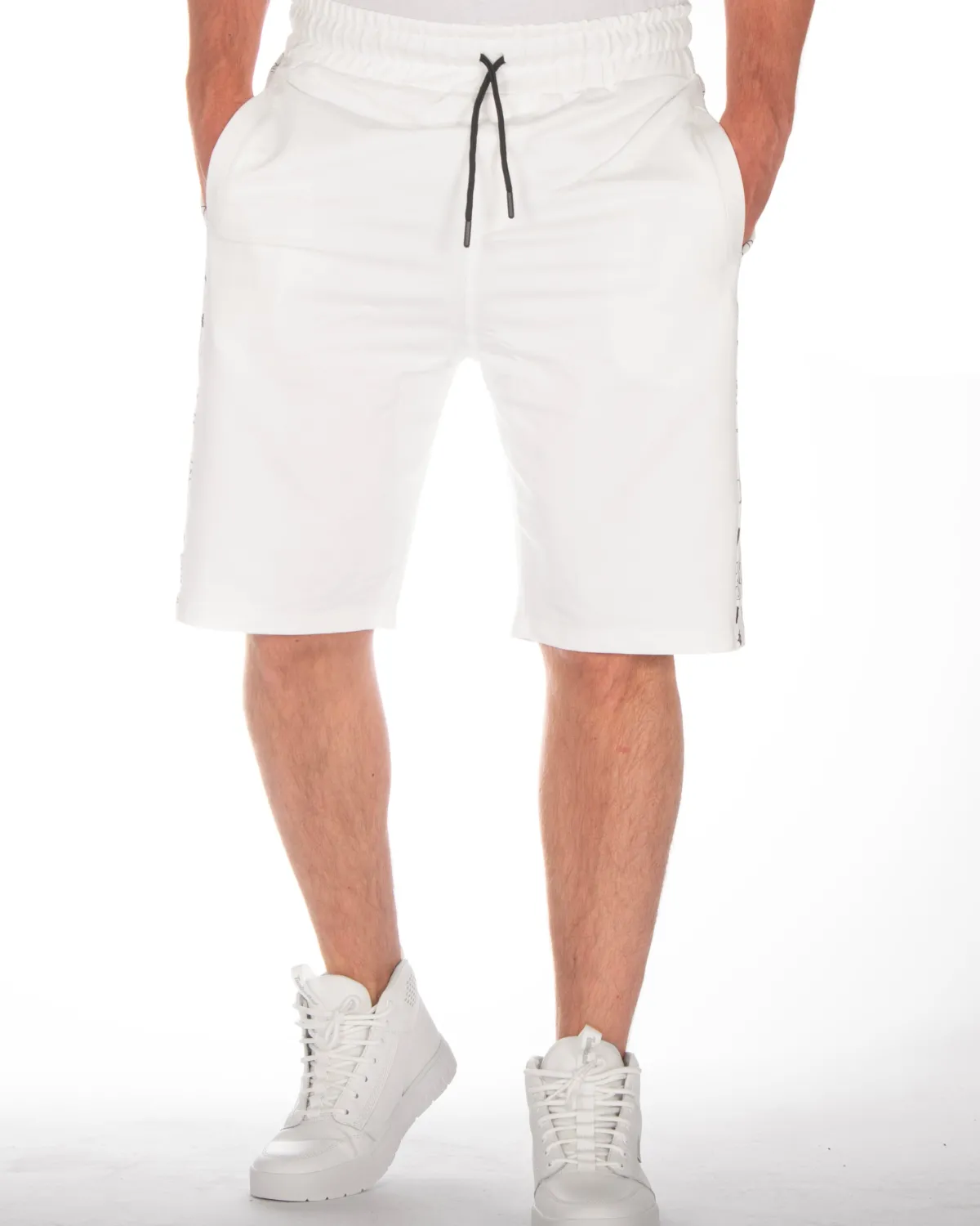 Cipo & Baxx CK292 Bax collegeshortsit - Valkoinen Discount