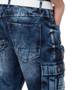 Cipo & Baxx CK295 Jensen farkkushortsit - Sininen Denim sininen Discount