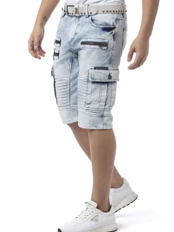 Cipo & Baxx CK295 Jensen farkkushortsit - Vaaleansininen Denim sininen Hot