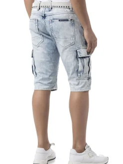 Cipo & Baxx CK295 Jensen farkkushortsit - Vaaleansininen Denim sininen Hot