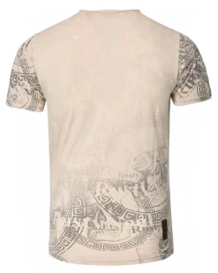 Rusty Neal Cosmo t-paita - Beige New