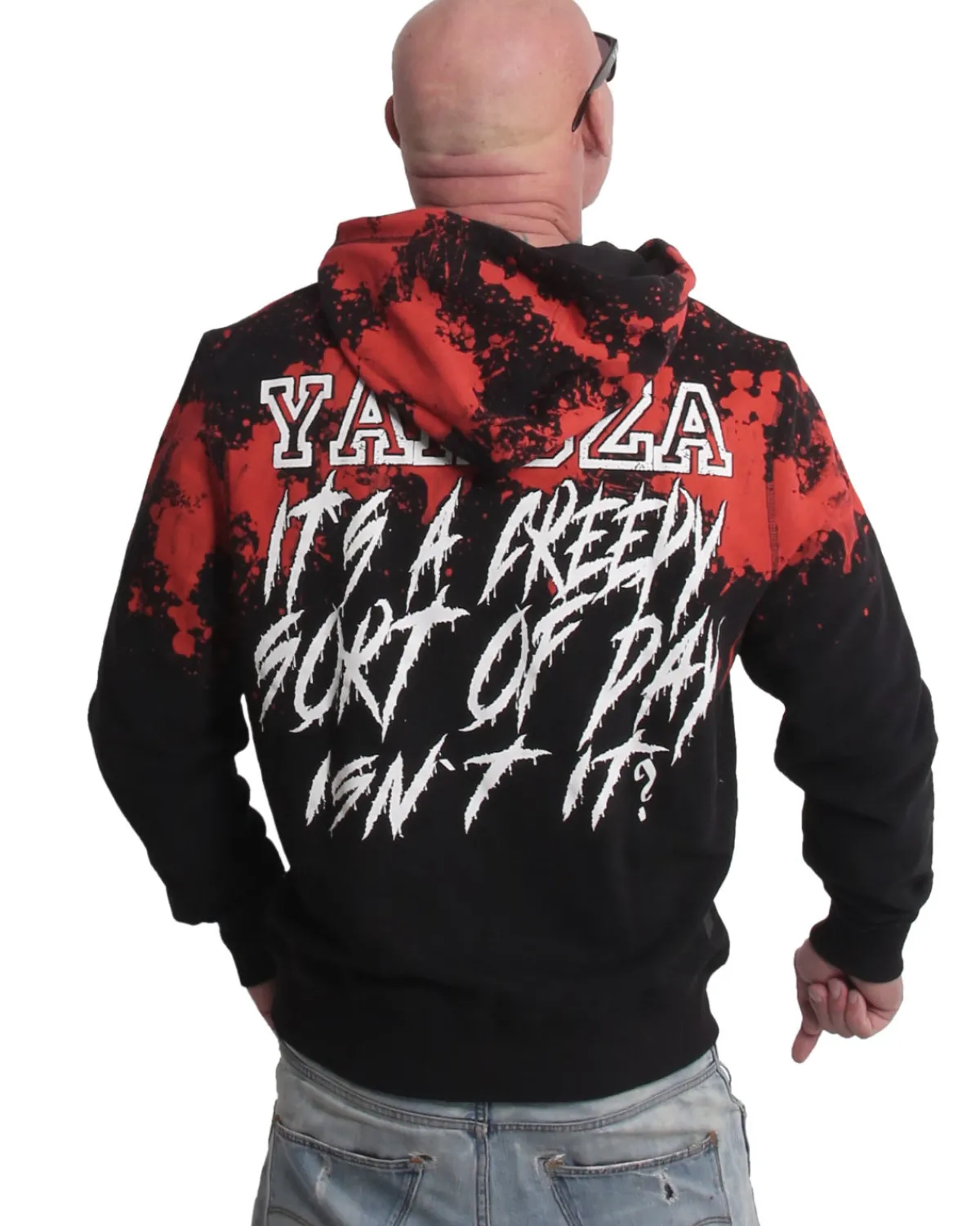 Yakuza Ink Creepy huppari - Musta Clearance