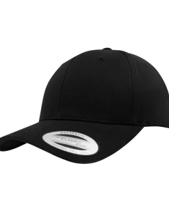 FLEXFIT Curved classic snapback - Musta Online