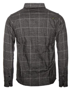 MZ72 Brand Daytona ruudullinen kauluspaita - Tummanharmaa Best