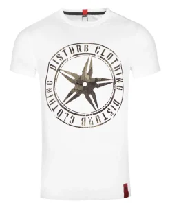 Disturb Clothing DCC camo star t-paita - Valkoinen Online