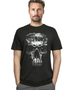 Disturb Clothing Disturb skull t-paita - Musta