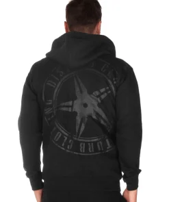 Disturb Clothing Disturb vetoketjuhuppari - / Musta Online