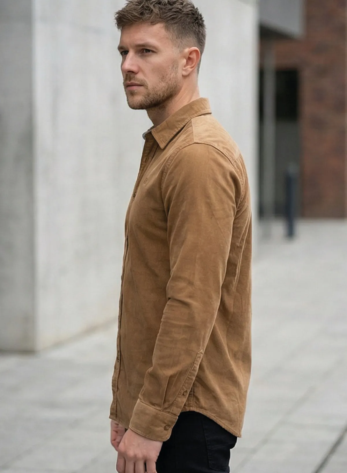 MZ72 Brand Dustin kauluspaita - kameli Beige Outlet