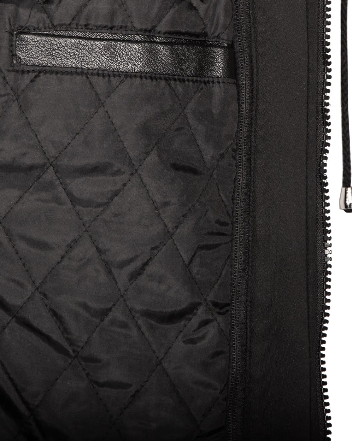 Disturb Clothing Eagle keinonahkatakki - Musta Discount