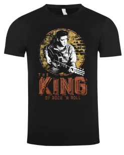 Print Shirt Elvis Presley t-paita - Musta Sale