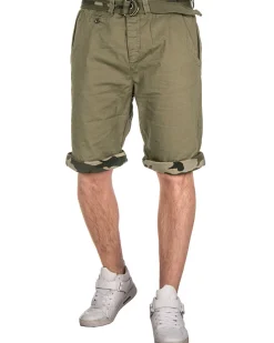 MZ72 Brand Flax shortsit - Vihreä Hot