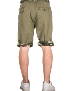 MZ72 Brand Flax shortsit - Vihreä Hot